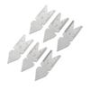 Professional Thread Center Gauge Set Steel Construction 60°/55°Angles Improve Assembly Accuracy Efficiency for Machining