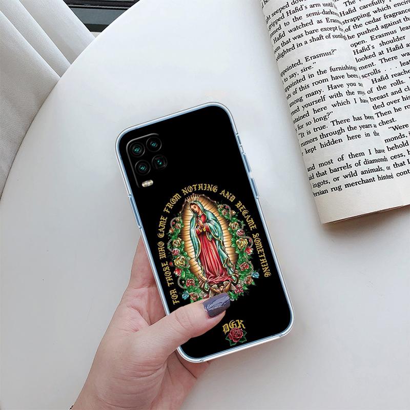 BH47 Virgen Maria Transparent Phone Case for Motorola Moto G40 G04 G05 One Ace Action Fusion + Plus Hyper Macro Vision Zoom