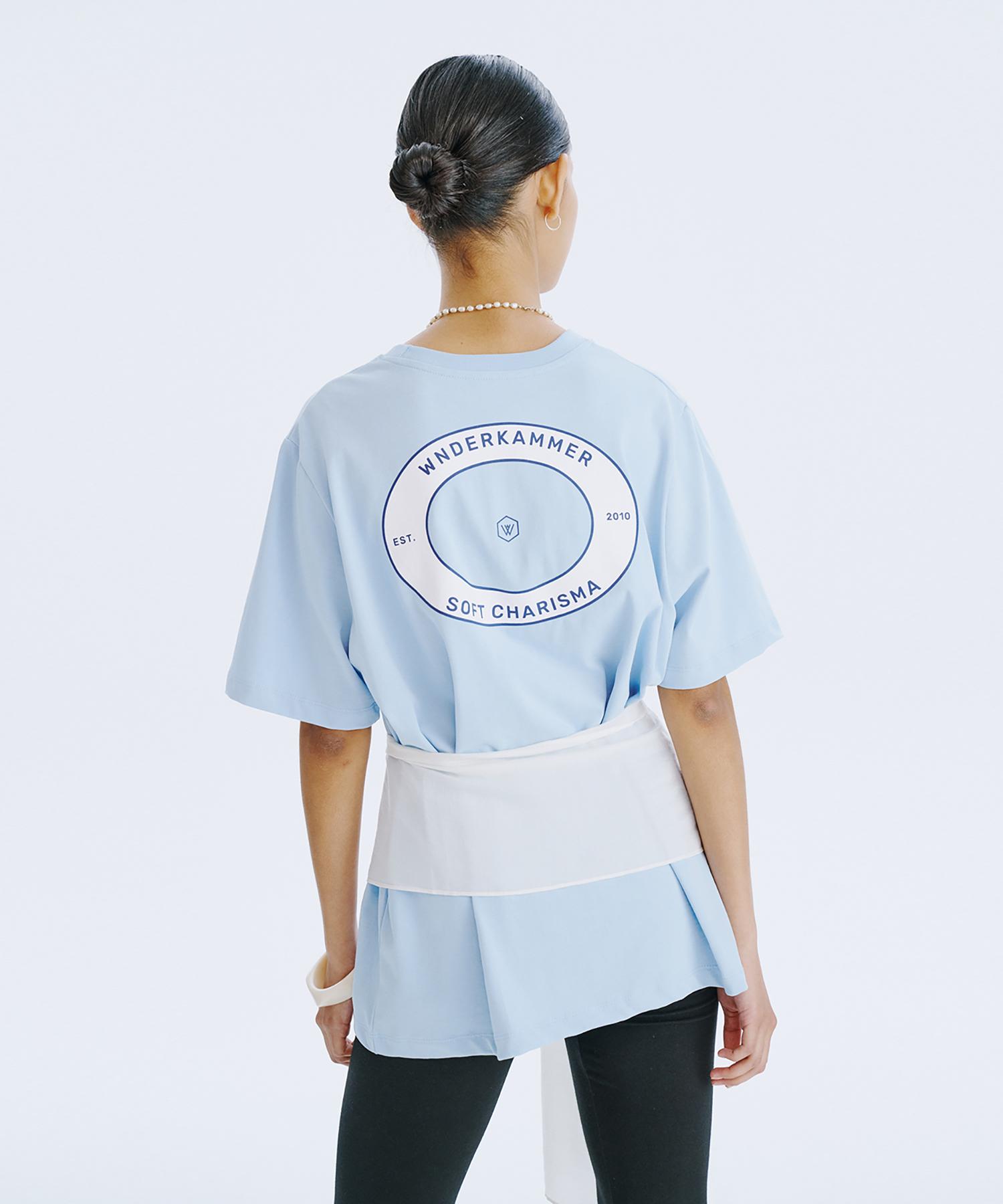 Bundercammer Round Graphic T_Light Blue S