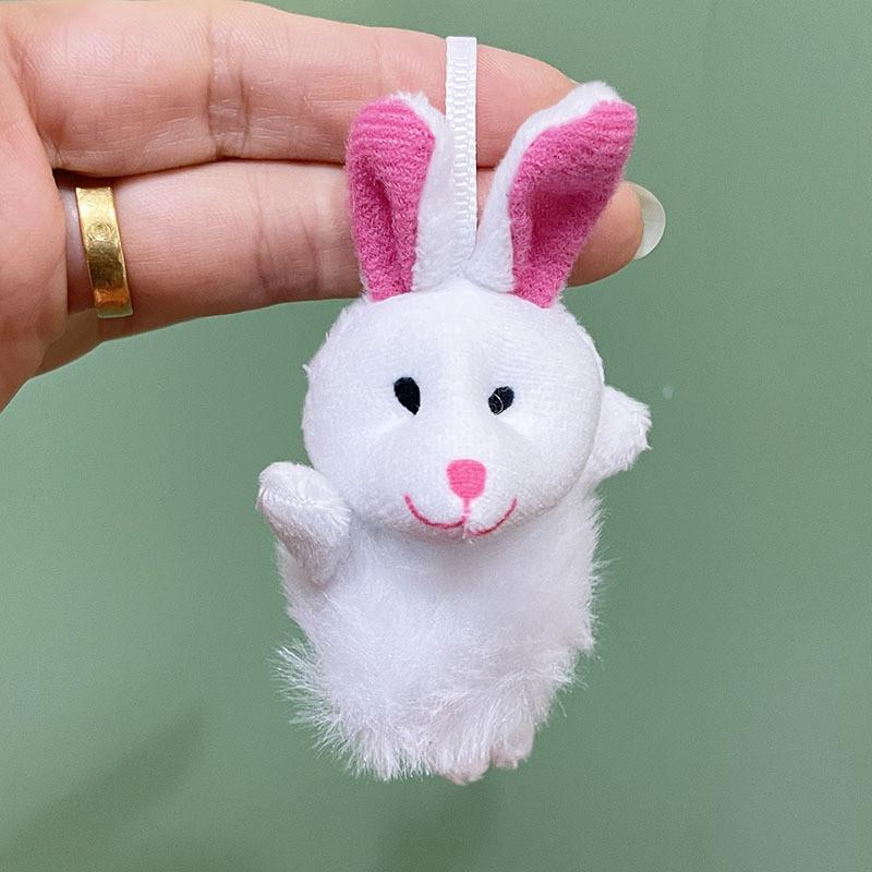 Cartoon Panda Easter Animal Plush Toys Heart Style Pendant Decorations Gift