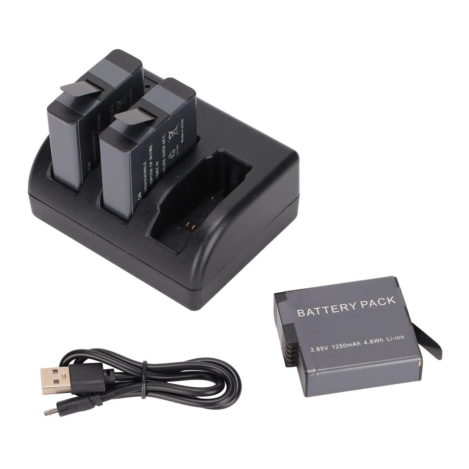 

Зарядное устройство для аккумулятора камеры, безопасная 3-канальная USB-станция для зарядки аккумулятора спортивной камеры для AHDBT 501 601
