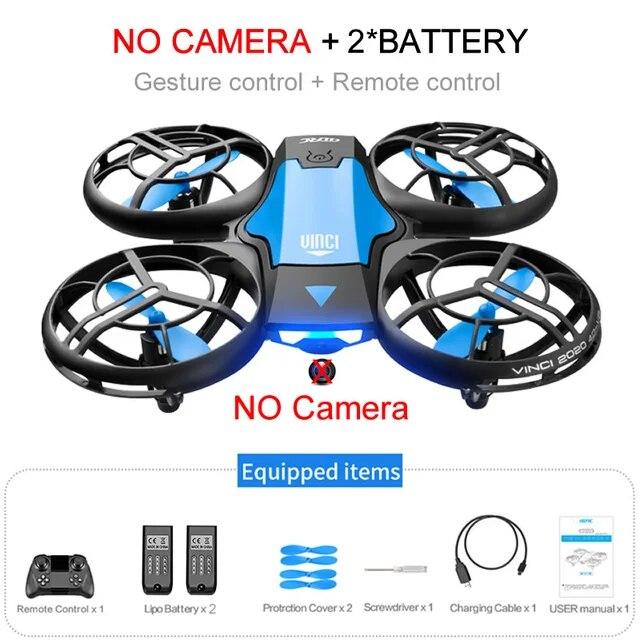New V8  Induction Control RC Helicopter Toy Gift FPV  VR Mini Drone 4k HD Aerial Photography Folding Quadcopter with Camera