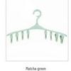 Multi-Clip Plastic Clothes Hanger for Socks, Underwear, and Baby Items – Windproof Drying Rack