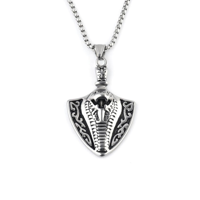 Trendy Hip Hop Street Dance Necklace Accessories Men's Nightclub Accessories Titanium Steel Necklace