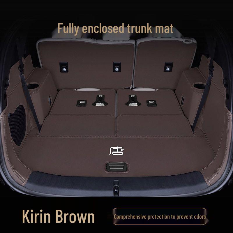 Eco-Friendly Trunk Mat for BYD Tang DM/EV/DM-i/Glory Edition - Bumper Upgrade