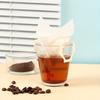 30Pcs Thickened V-Shaped Coffee Filter Bag Non-woven Fabrics Hanging Tea Filter Bag  Cafe