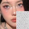 3D Dazzling Face Rhinestone Sticker Aurora Iridescent Rhinestone Sticker  Body Decals
