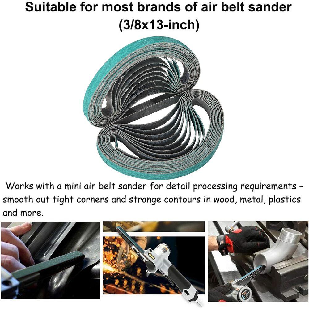 1Pcs 40-120 Grit Sanding Belt 10x330mm 20x520mm Polishing Tool  for Metal Wood Furniture Grinding