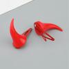 Cartoon Ox Horn Shape Lolita Hair Clip Headwear Anime Cosplay Party Costume Prop