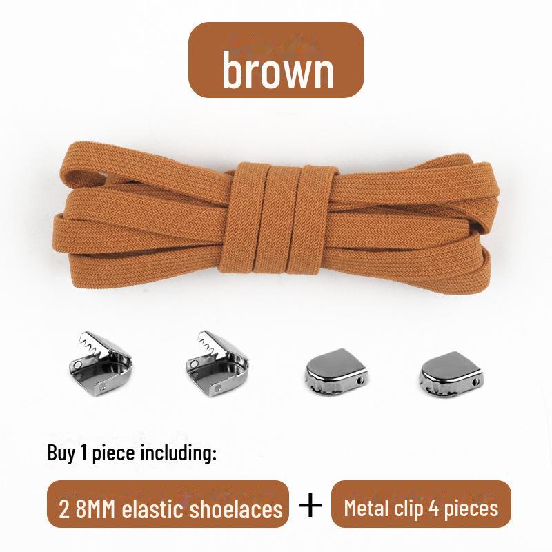 Czarno-białe elastyczne sznurowadła bez wiązania dla dorosłych i dzieci – idealne do butów sportowych