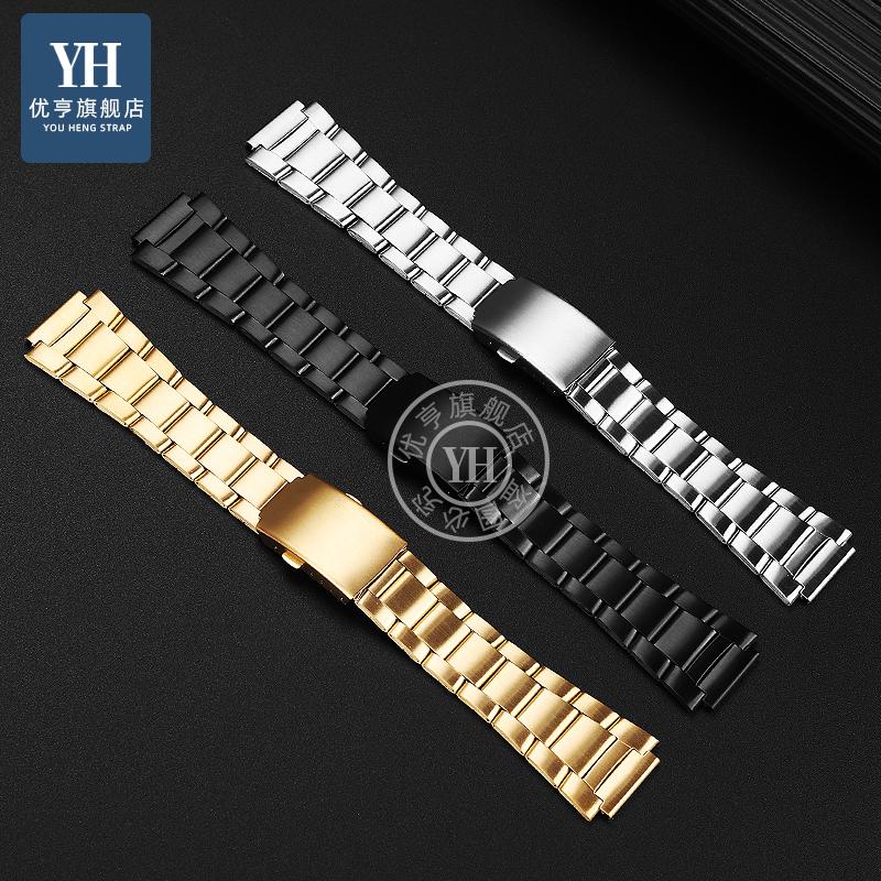 AE1200 Metal Case+strap Mod Kit For Casio Small Block AE-1200 AE-1300 Stainless Steel Strap Black Silver Watch Band Men Bracelet