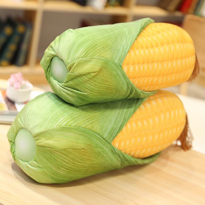 50/60cm Simulation Corn Plush Pillow Cute Stuffed Plant Doll Soft Sofa Pillow Cushion Home Decoration Creative Birthday Gift