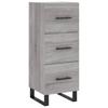 Sideboard Gray Sonoma 34.5 x 34 x 90 cm Particleboard