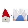 Plush Christmas Helmet Cover Santa Hat Outdoor Motorcycle Holiday Decor