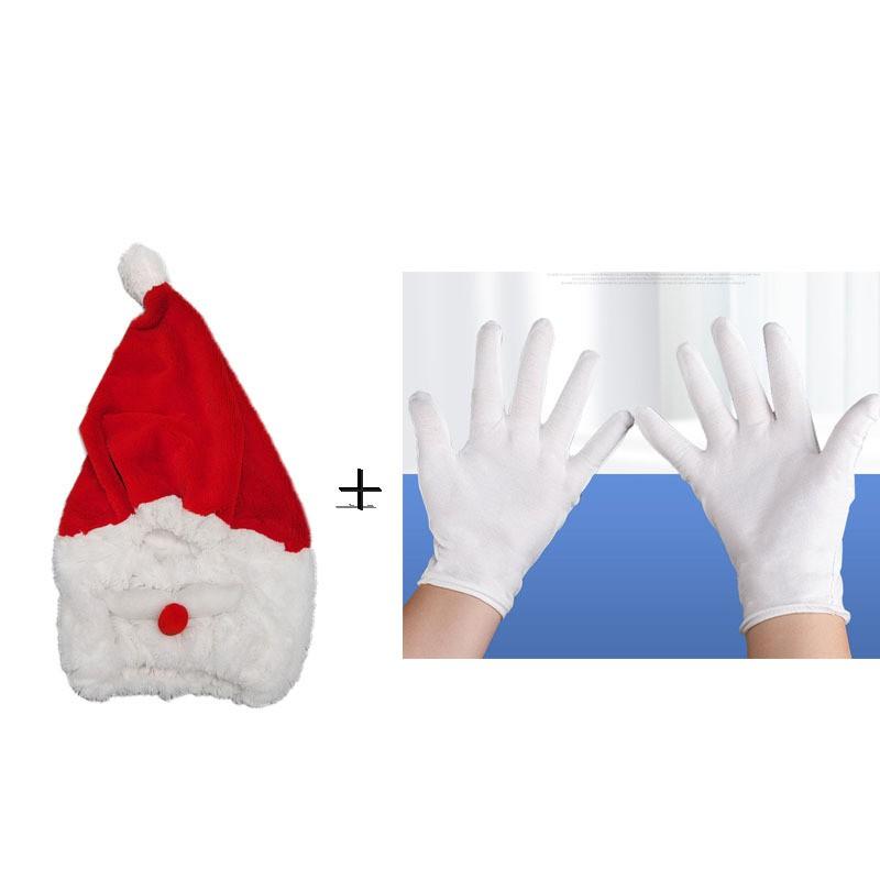 Plush Christmas Helmet Cover Santa Hat Outdoor Motorcycle Holiday Decor