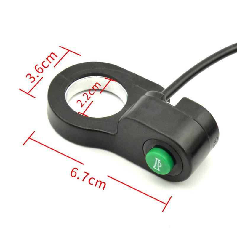 Universal Motorcycle Scooter Bike Plastic Horn Signal Switch Button 22.5mm Bike Electric Bicycle Horn Switch Button