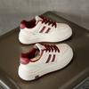 Popular Little White Shoes Women's Thick-soled Versatile 2025 Spring New High-end Lightweight Casual Sports Inner Height-increasing Board Shoes