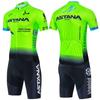 Mens Cycling Bib Shorts Set With Short Sleeve Jersey Breathable Sportwear Road Bike Riding