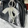 Butterfly Bows Keyring Stylish Bowknot Shaped Keychain Accessory for Women Daily Wear Elegant Backpack Decoration