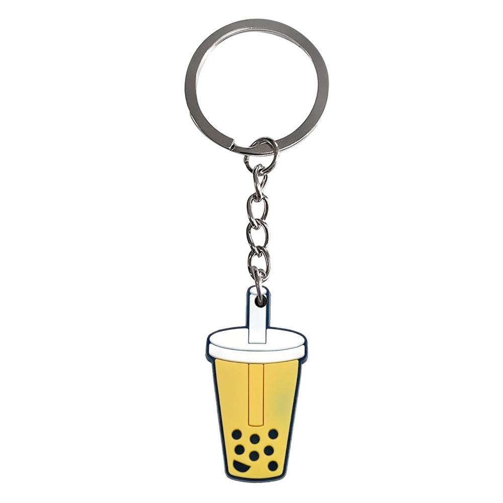 Exquisite PVC Food Keychain: Soft Rubber Pendant for Students - Trendy Small Gift
