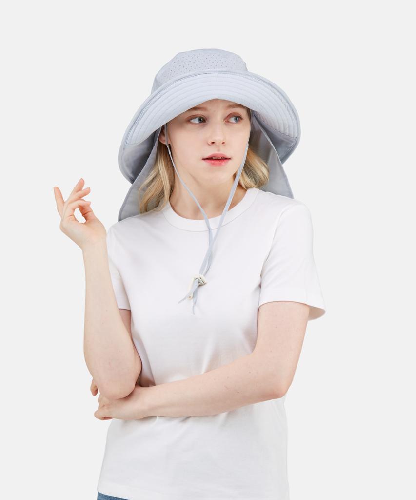 Sseongeulleideu Adult Uv Protection Flap-In Camping Hat Bucket Hat