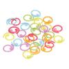 30pcs Split Ring Design DIY Stitch Marker Ring Helical-Shaped Locking Markers Crocheting