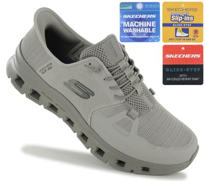 Nazouváky: Glide-Step Pro - Pánské tenisky Boty Olivově zelené 232930-OLV ORIGINÁL