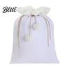 Customizable Holiday Party Favors Christmas Velvet Santa Gift Bag 19 x 26 Inch Large Drawstring Hand Painted Craft Supply Bags Claus Reusable