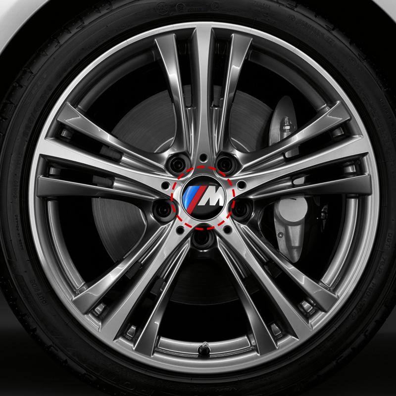 4PCS 60mm M LOGO Emblem Car Rim Cover Decal Tire Wheel Center Hub Cap Cover Auto Accessories for BMW X1 X3 X4 X5 E46 E90 F20 E60 E39 F10 M2 M3 M5