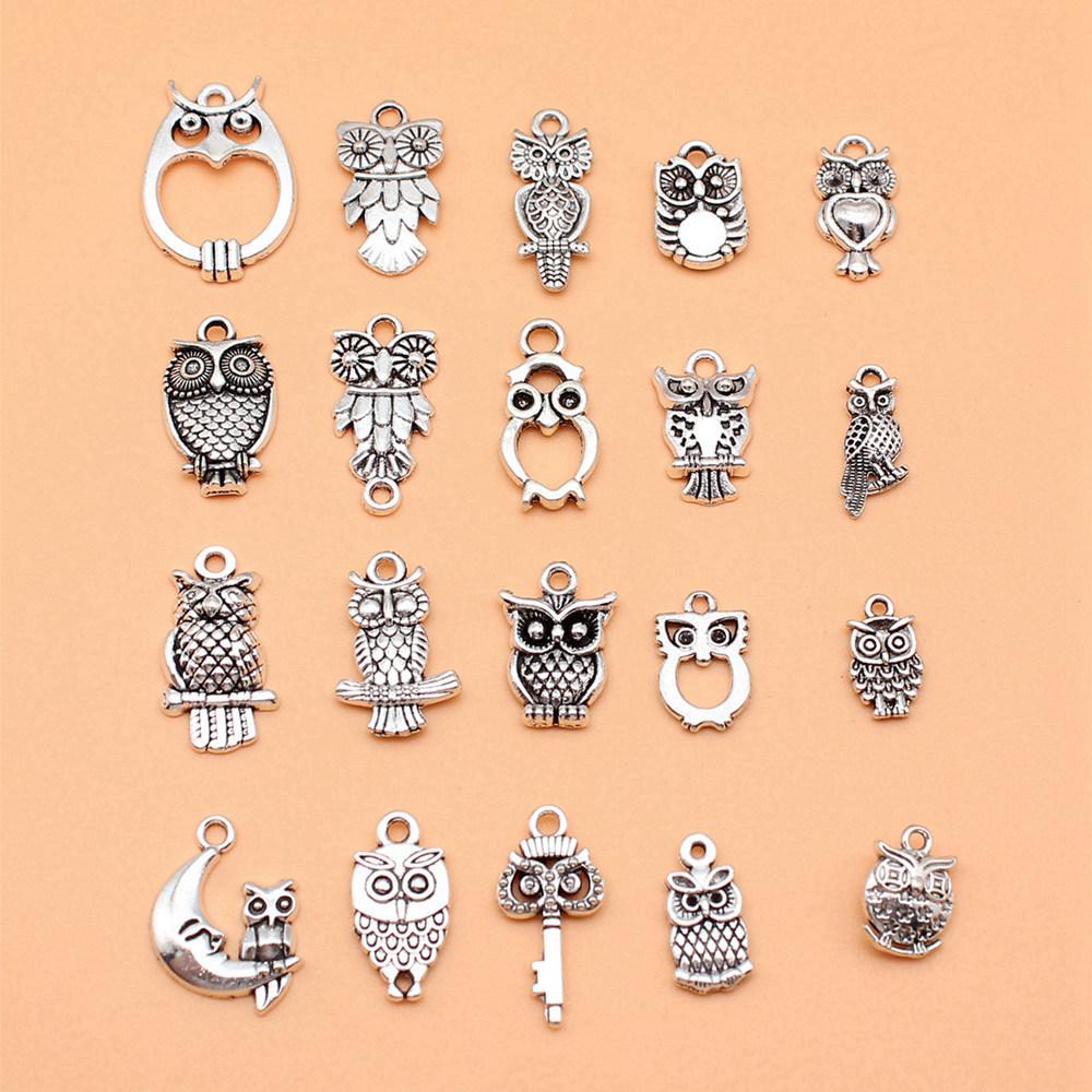 1 Set Mix Libel Bedels Vogel Hangers Voor Sieraden Maken Met Insectenthema
