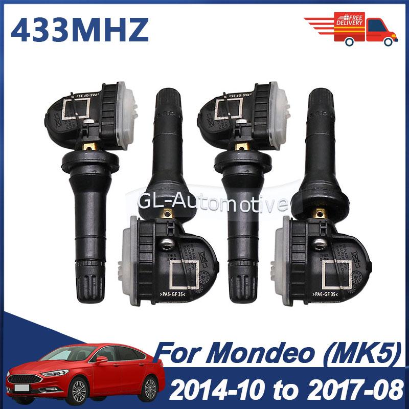 

4PCS 433MHz Tire Pressure Sensor For Ford Mondeo MK5 2014-2017 TPMS Sensor EV6T-1A180-CB EV6T-1A180-CC EV6T-1A180-CE For Mondeo MK5