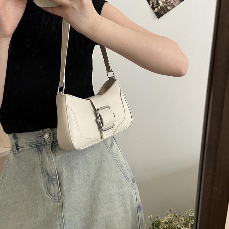 Bolso de Hombro para Mujer Moda Color Sólido Cuero PU Bolsos Y Carteras Casual Cruzado para Damas Para Uso Diario CLE