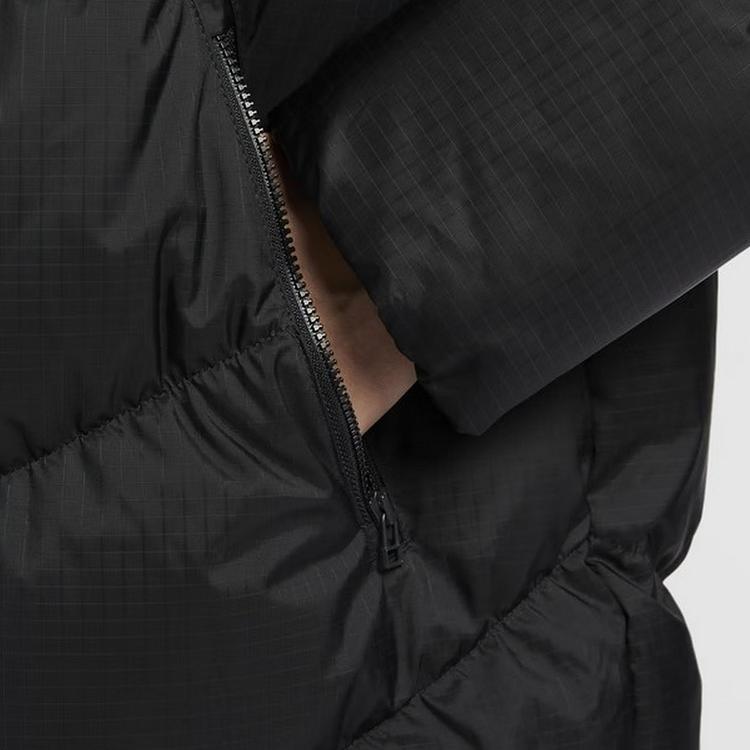 Nike Comfortable Long Versatile Down Jacket Women Outerwear Black HF7894-010