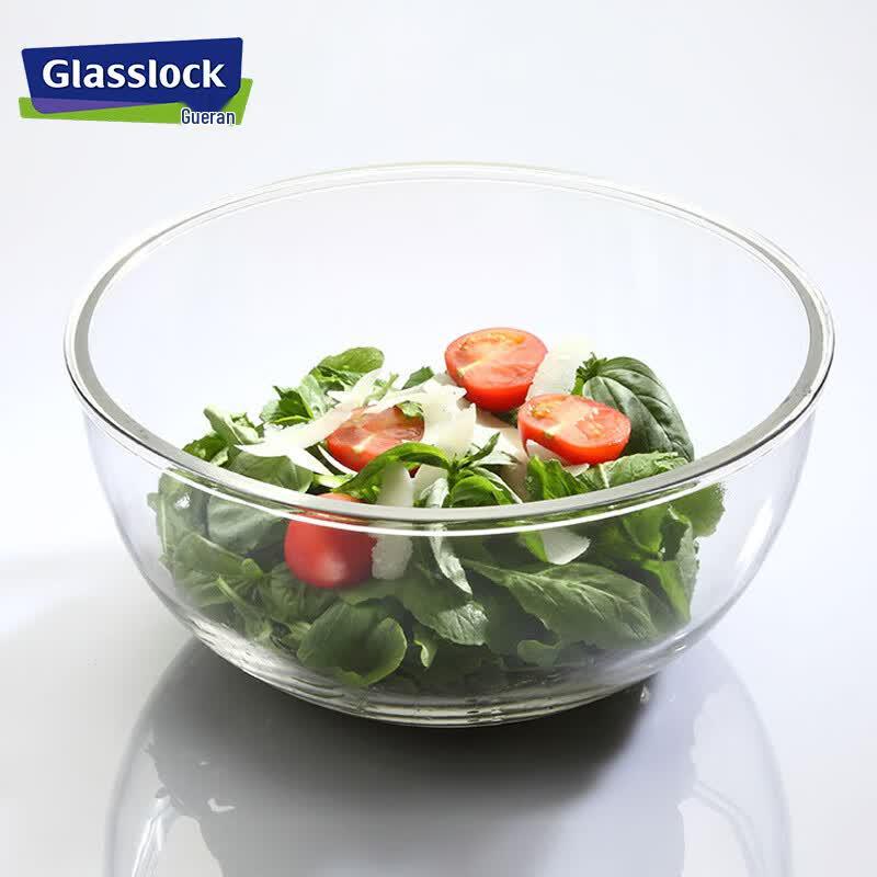 Glasslock Round Tempered Glass Food Storage Container