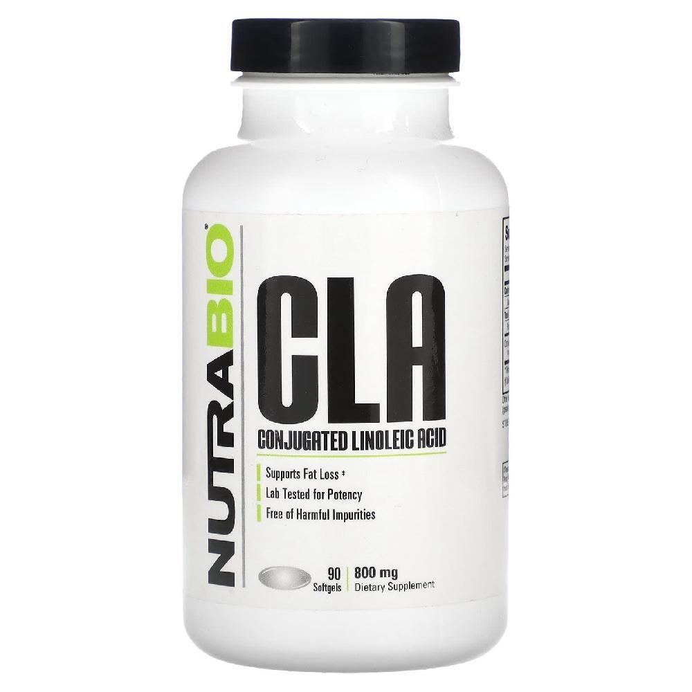 NutraBio CLA 800mg Conjugated Linoleic Acid Softgels 90 Tablets 1 Pcs Ingredients: May Be Subject To Change At the | 90 Tablets 1 Pcs