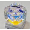 Beautiful Natural Mystic Topaz 225+ Multi Color Cube Cut Certified Gemstone