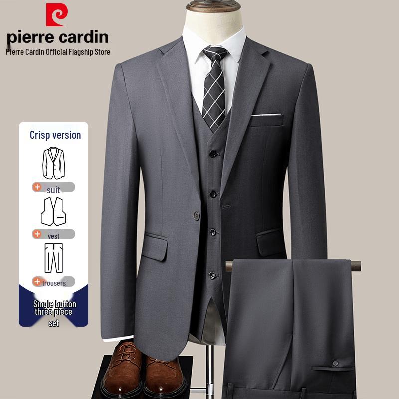 Pierre Cardin Men's Slim Fit Formal Business Suit