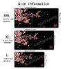 Japanese Cherry Blossom Mouse Pad Large Computer Office Game Table Mat Rubber AntiSlip Stitched Keyboard Mat 90x40 Xxl Desk Pad