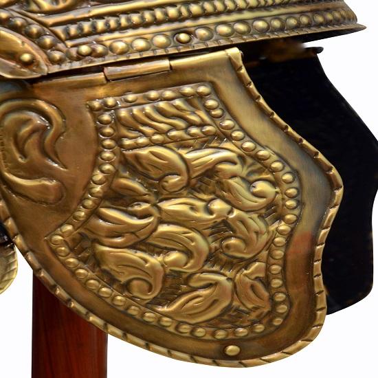 Mittelalterlicher Römischer Helm Messing Xanten Gallischer Helm Handgefertigt Historischer Helm