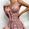 Erotic underwear suspender see-through stripless nightdress plus size sexy breastless pajamas transparent nightdress set temptation