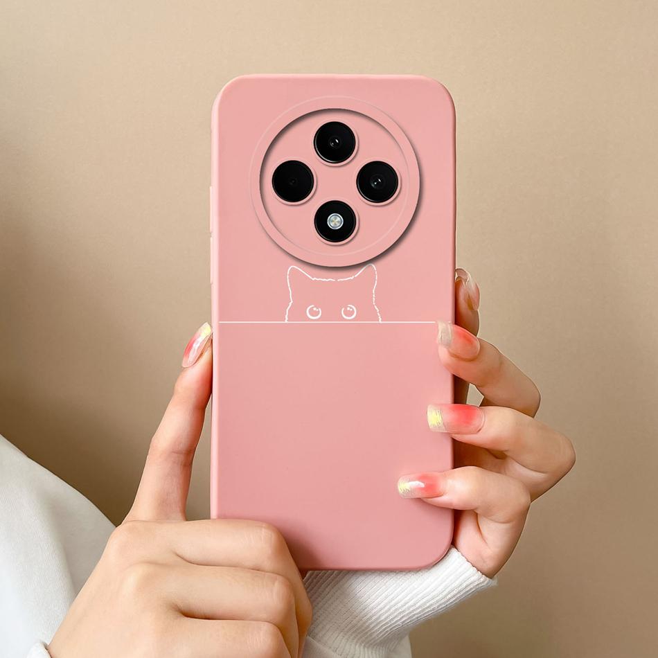 

For Oppo Reno 12F Phone Case Simple Design Upgrade Liquid Silicone Full Coverage Bumper For Oppo Reno12F 12 F Back Cover Coque Oppo Reno12F (4G 5G)
