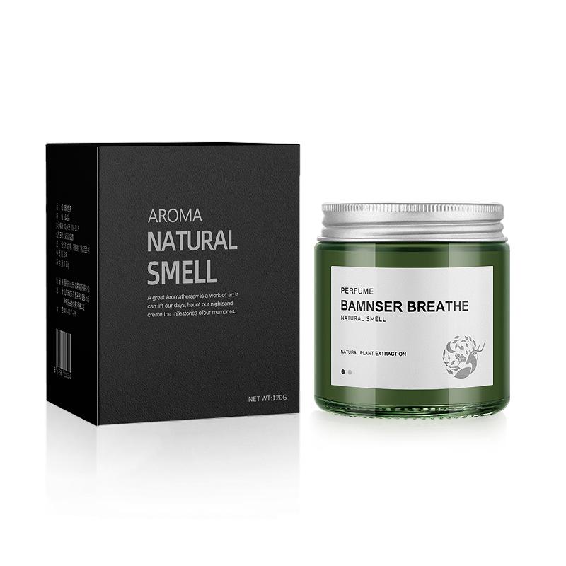 Men's Car Air Freshener Solid Balm: Long-lasting Odor Removal Ornament for Car Interior