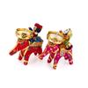 Tealight Candle Holder, Handmade Recycled Elephant Rider Rajasthani Dolls