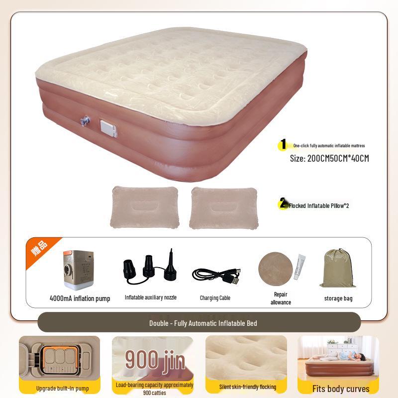 Automatic Inflatable Camping Mattress for Outdoor Travel and Tent Use