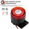 AC 220V DC 24V DC 12V Mini Alarm Siren Audio and Visual Alarm Anti-theft Buzzer High-decibel Security Piezo Buzzer Alarm Horn
