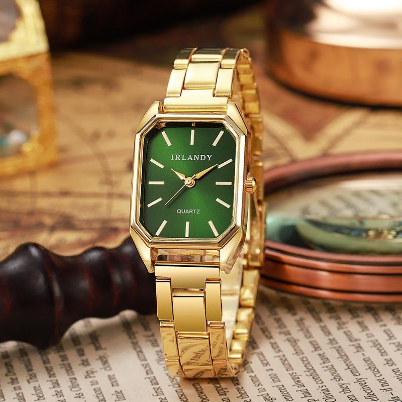 Módní dámské křemenné hodinky Jednoduché obdélníkové náramkové hodinky pro dívky Originální elegantní dámské hodinky Nejlepší dárky Hodiny