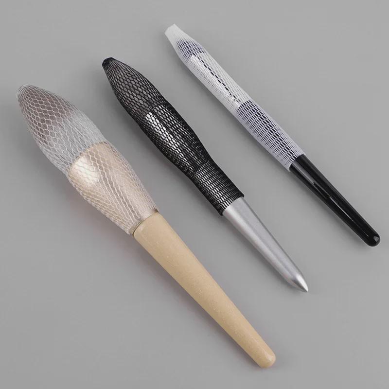 Elastic Makeup Brush Protection Net Cover for Anti-Friction and Shaping