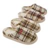 Patterned home cotton slippers women's autumn and winter warm cotton mops indoor and outdoor couple slippers plush confinement cotton shoes