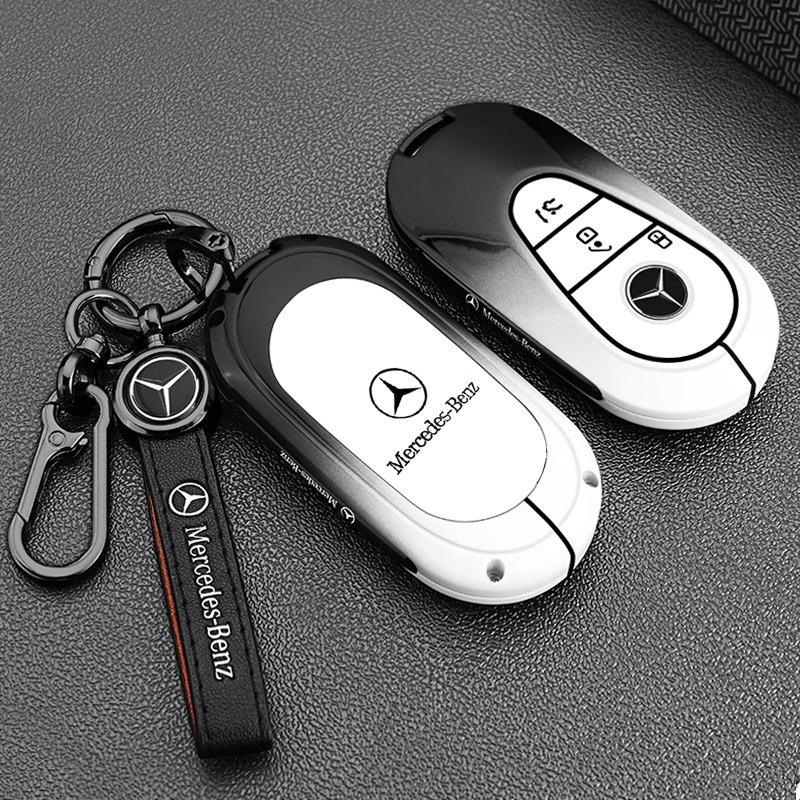 Zinc Alloy Car Key Case Cover for Mercedes Benz A E C CLA CLS G S SL GLB GLC GLA GLS GLE Class W204 W212 SLK SLC AMG Clk EQB EQC PM1