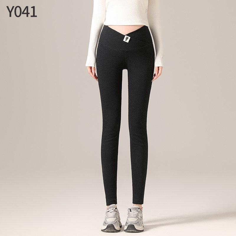 

Plus Size Maternity Tights, Low Waist Support, Non-Constricting, Long Pants for Spring/Autumn 2026 One Size [80-110 jin] чорний